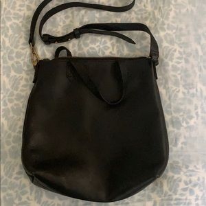 Madewell Leather Zip-Top Transport Crossbody